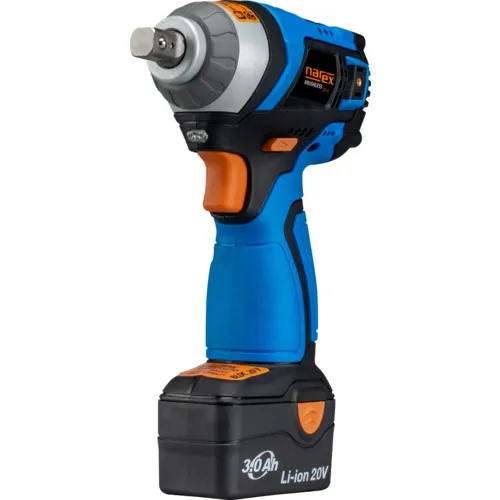 20V BRUSHLESS e-POWER bezuhlíkový rázový utahovák s regulací výkonu NAREX ASR 203-3SB
