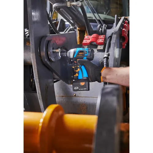20V BRUSHLESS e-POWER bezuhlíkový rázový utahovák s regulací výkonu NAREX ASR 203-3SB