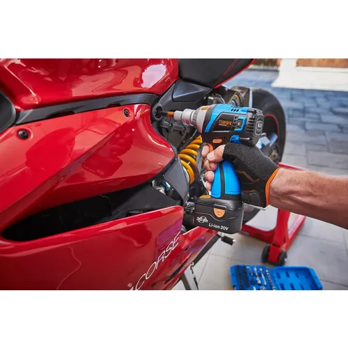 20V BRUSHLESS e-POWER bezuhlíkový rázový utahovák s regulací výkonu NAREX ASR 200-3SB