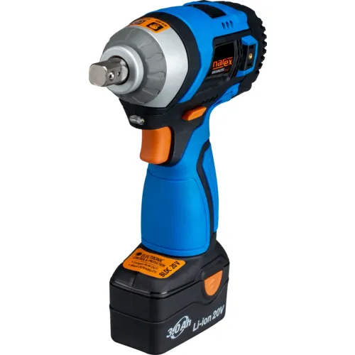 20V BRUSHLESS e-POWER bezuhlíkový rázový utahovák NAREX ASR 203-SB