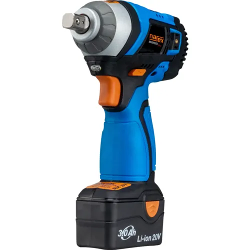 20V BRUSHLESS e-POWER bezuhlíkový rázový utahovák NAREX ASR 203-SB