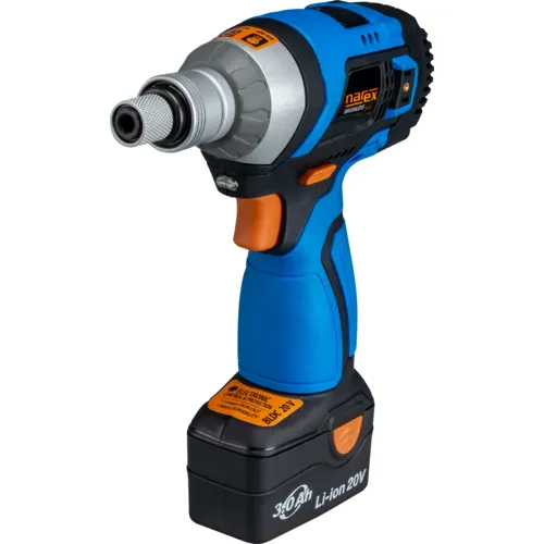 20V BRUSHLESS e-POWER bezuhlíkový rázový utahovák NAREX ASR 203-SB