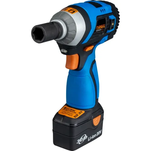 20V BRUSHLESS e-POWER bezuhlíkový rázový utahovák NAREX ASR 203-SB