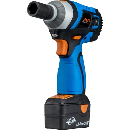 20V BRUSHLESS e-POWER bezuhlíkový rázový utahovák NAREX ASR 203-SB