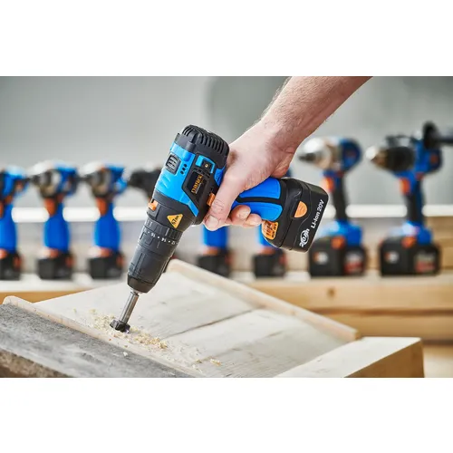 20V BRUSHLESS e-POWER bezuhlíkový příklepový šroubovák NAREX ASP 200-2B