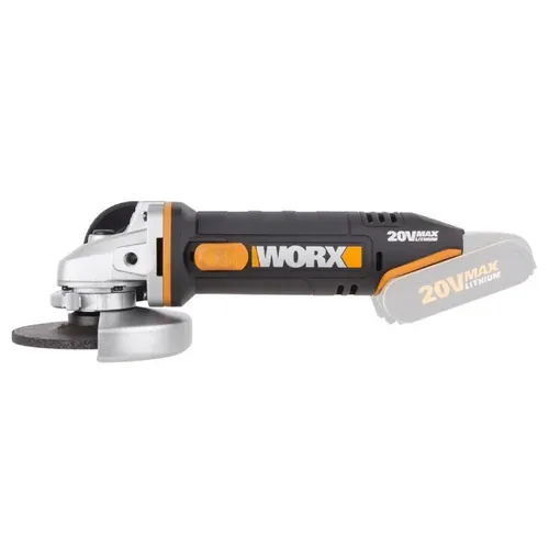 Worx WX800 - Aku úhlová bruska 20V 115mm 2x2Ah - Powershare