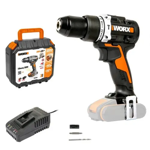 Worx WX352.9 - Aku vrtačka s příklepem 20V 60Nm - bez akumulátoru - Powershare