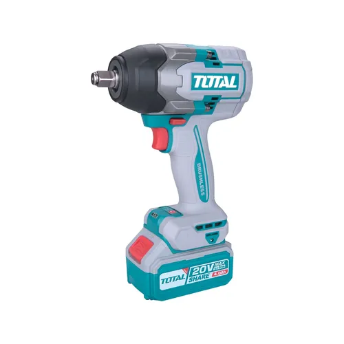 Utahovák rázový aku 1/2', brushless, 850nm, 20 v li-ion 4000mah (2x), industrial TOTAL TIWLI2085