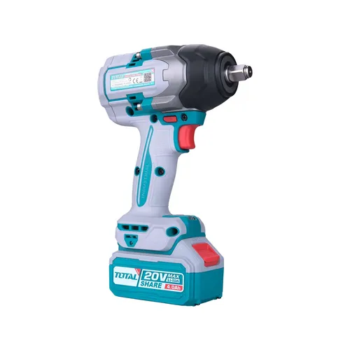 Utahovák rázový aku 1/2', brushless, 850nm, 20 v li-ion 4000mah (2x), industrial TOTAL TIWLI2085