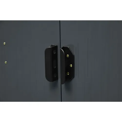 Riwall PRO RMSA 12x10 Anthracite zahradní domek kovový 3 x 3,7 m se sedlovou střechou antracit