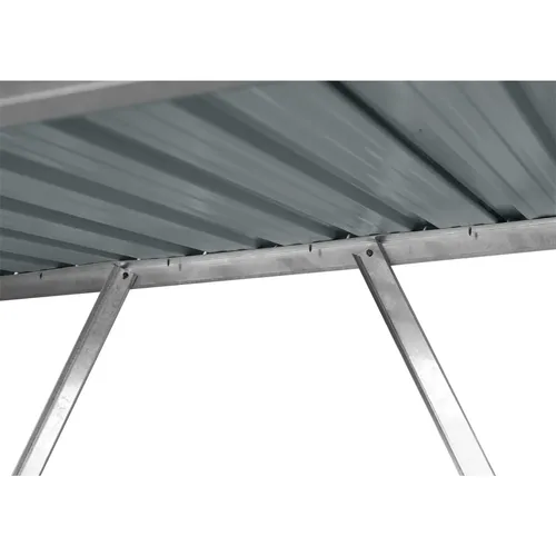 Riwall PRO RMWS 3x7 Anthracite přístřešek na dřevo 2 x 1,5 m s pultovou střechou antracit