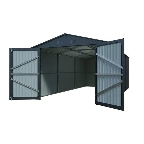 Riwall PRO RMCG 20x10 Anthracite kovová garáž 3 x 6 m se sedlovou střechou Antracit