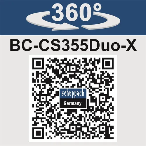 Scheppach BC-CS355DUO-X aku 20 V IXES řetězová pila (bez baterie a nabíječky)