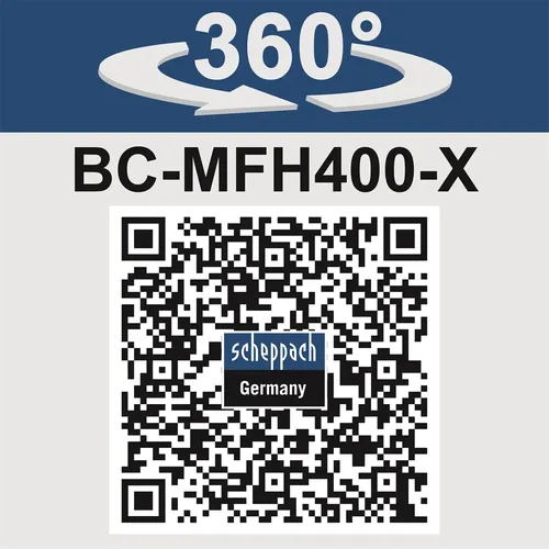 Scheppach BC-MFH400-X aku 20 V IXES multifunkční stroj 4v1 (bez baterie a nabíječky)