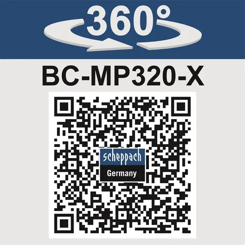 Scheppach BC-MP320-X aku 20 V IXES sekačka 3v1 s bezuhlíkovým motorem (bez baterie a nabíječky)