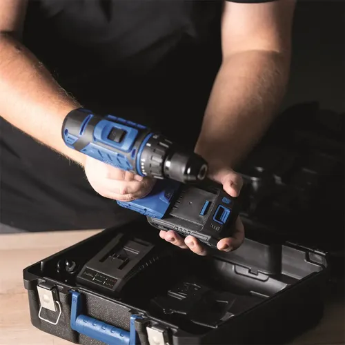 Scheppach C-DTB74/1-X aku 20 V IXES set vrtacího šroubováku a 74 ks příslušenství