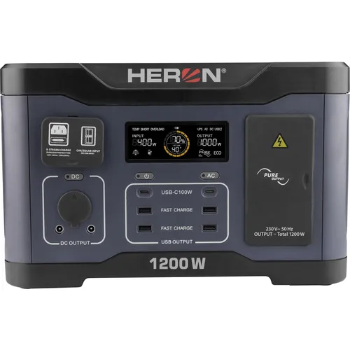 Stanice nabíjecí, 1200w, 921wh HERON 8896801