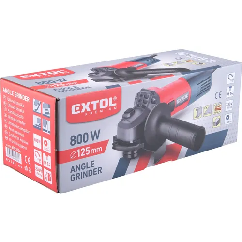 Bruska úhlová, 125mm, 800w EXTOL PREMIUM 8892024