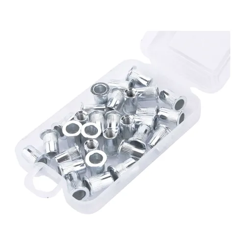 Matice nýtovací ocelové, sada 30ks, m6x14mm FORTUM 4770686
