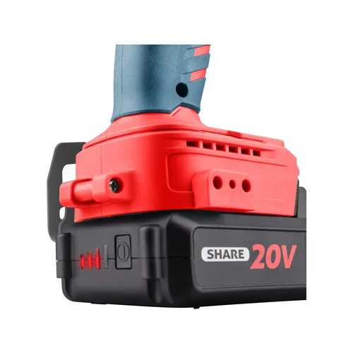 Utahovák rázový 1/4" aku share20v, brushless, 2ah EXTOL PREMIUM 8891814