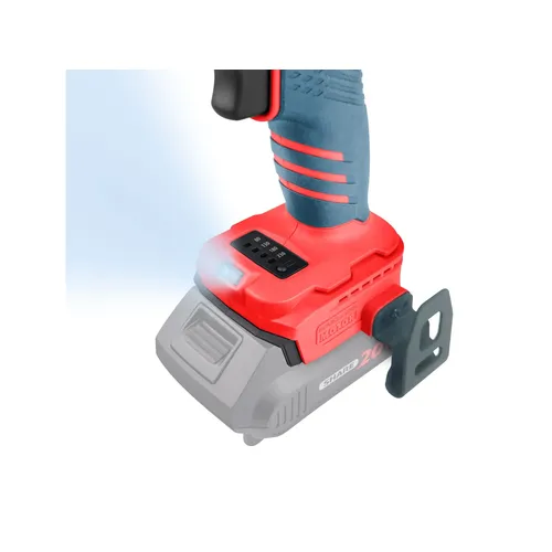 Utahovák rázový 1/4" aku share20v, brushless, bez baterie a nabíječky EXTOL PREMIUM 8891815