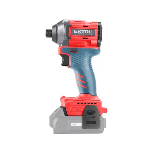 Utahovák rázový 1/4" aku share20v, brushless, bez baterie a nabíječky EXTOL PREMIUM 8891815