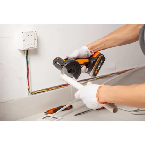 Worx WX801 - Aku úhlová bruska 20V, 76mm, 2.0 Ah - Powershare