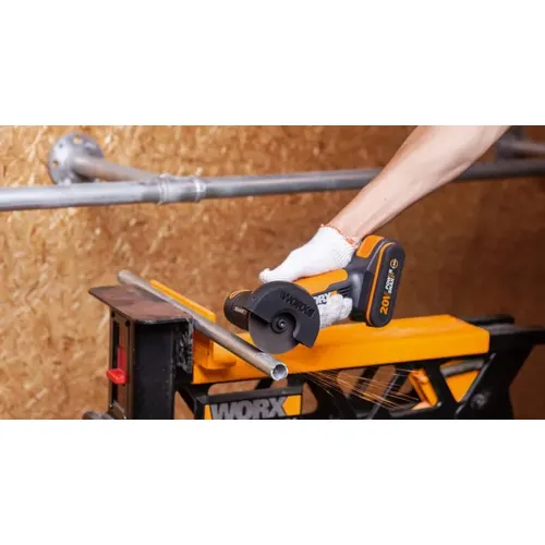 Worx WX801 - Aku úhlová bruska 20V, 76mm, 2.0 Ah - Powershare