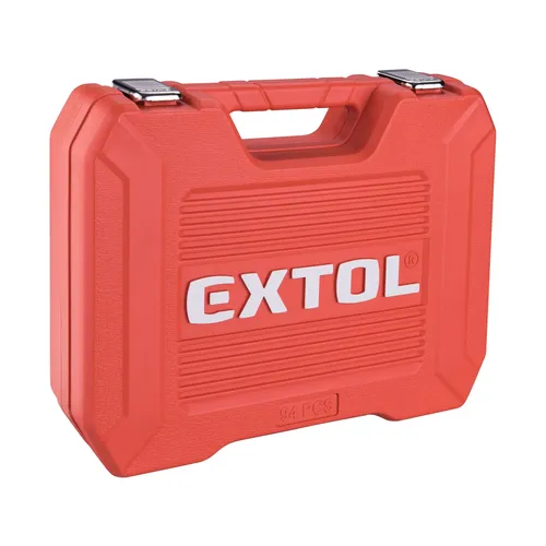 Hlavice nástrčné, sada 94ks, 1/4", 1/2", crv/s2 EXTOL PREMIUM 8818337