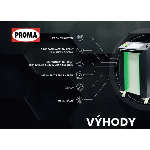 Proma LCS-100PPU - Laser pulzní pro čištění povrchů 100W