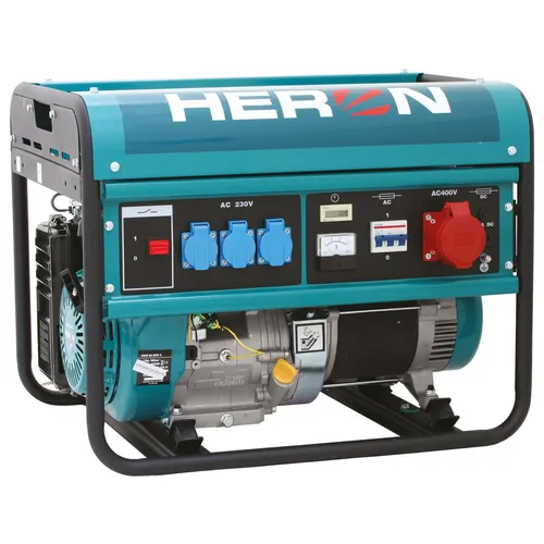 Elektrocentrála benzínová 13hp/6,0kw (400v) 2,2kw (230v) HERON 8896112