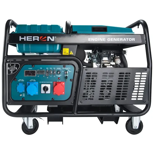 Zrušeno! nahrazeno výrobkem 8896431 elektrocentrála benzínová 22hp/11kw/13,5kva (400v), 11kw (230v), podvozek HERON 8896430