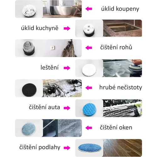 Elektrický čistící kartáč Laser-cut ELE001