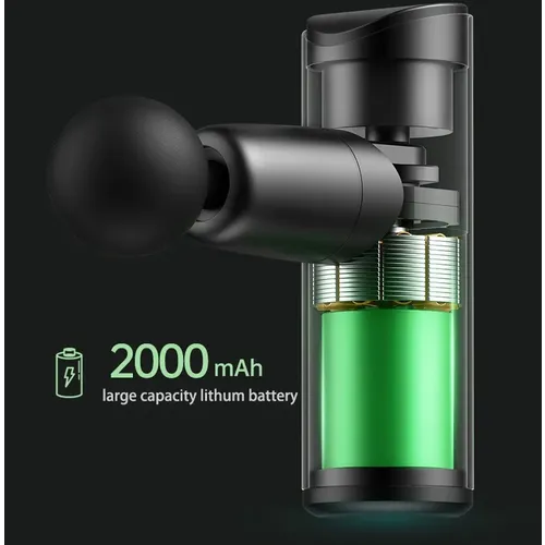 Mini masážní hliníková pistole Powerplus GLOX609G