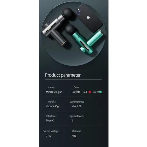 Masážní pistole Powerplus GLOX750G