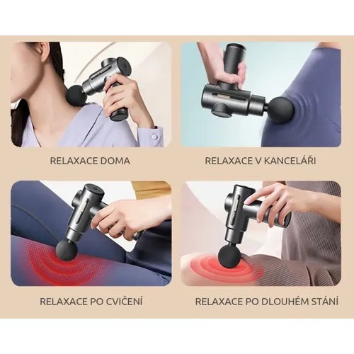 Masážní pistole Powerplus GLOX750G
