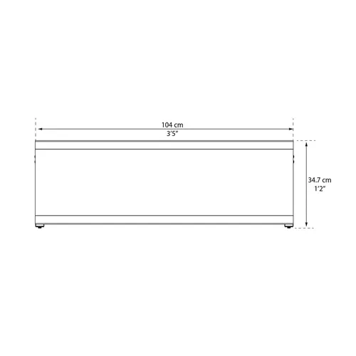 Palram - Canopia Skylight Utility Shelf praktická závěsná police pro domky série Yukon 11