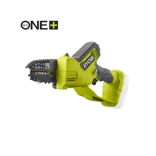 Ryobi RY18PSX10A-0 aku bezuhlíková 18 V řetězová pilka ONE+ (bez baterie a nabíječky)