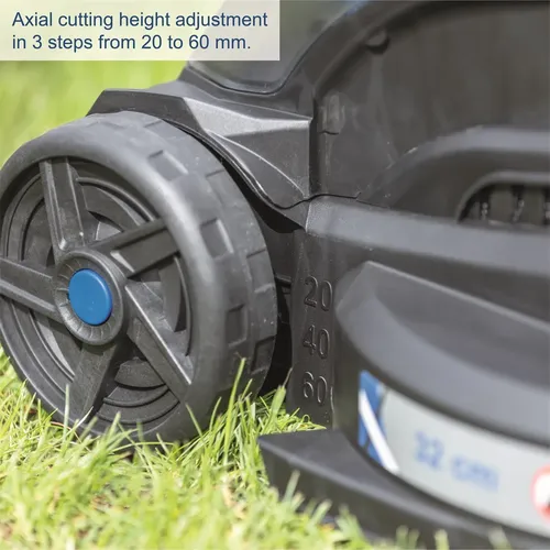 Scheppach BC-MP320-X-SET L aku 20 V IXES sekačka 3v1 + 1x 4Ah baterie + 1x nabíječka