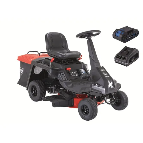 Scheppach MR 230-61 travní rider 61 cm s zadním a bočním výhozem a mechanickou převodovkou