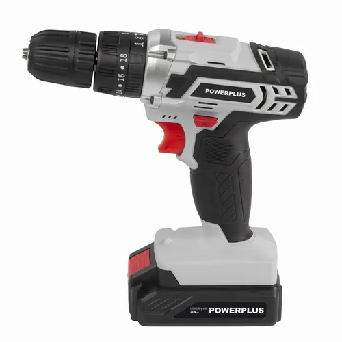Aku šroubovák / vrtačka s příklepem 20V LI-ION Powerplus POWC1080