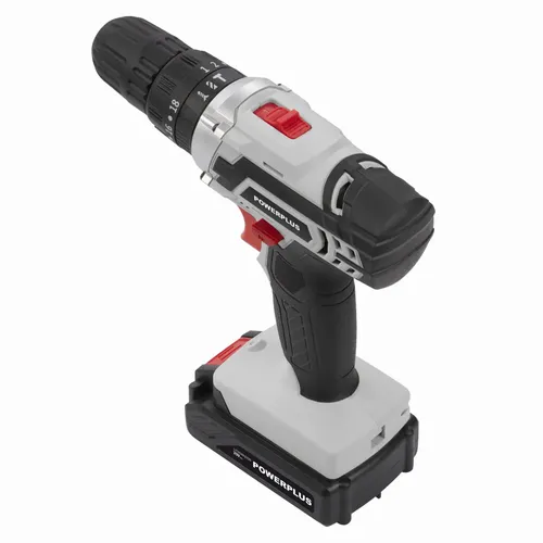 Aku šroubovák / vrtačka s příklepem 20V LI-ION Powerplus POWC1080