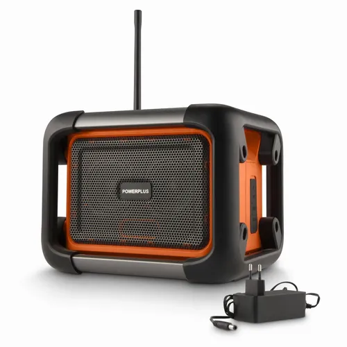 Aku stavební rádio 20V plus 220V (bez AKU) Powerplus POWDP8061
