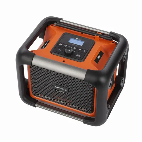 Aku stavební rádio 20V  plus  220V (bez AKU) Powerplus POWDP8061