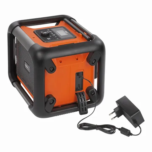 Aku stavební rádio 20V  plus  220V (bez AKU) Powerplus POWDP8061