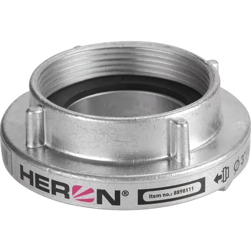 Zrušeno! nahrazeno výrobkem 8898110, spojka b75 pevná vnitřní závit w tlaková s těsněním, 3' (80mm) HERON 8898111