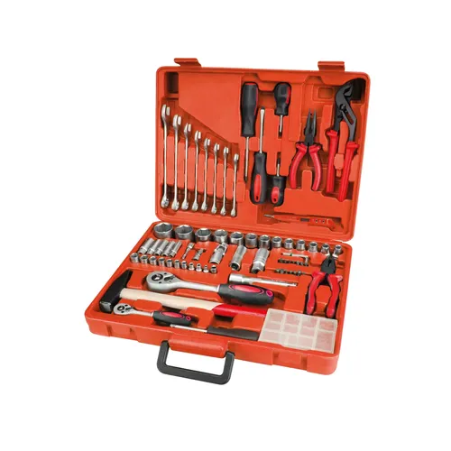 Zrušeno! nahrazeno výrobkem 8818411, sada nářadí 73ks, 1/4' a 1/2' EXTOL PREMIUM 8818410
