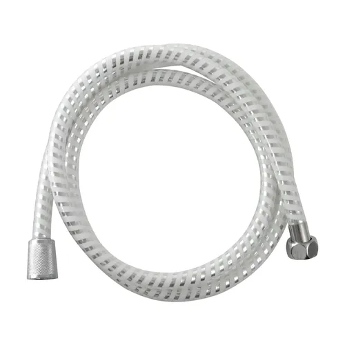 Zrušeno! nahrazeno výrobkem 630227, hadice sprchová, stříbrný pruh, 150cm, pvc BALLETTO 830227