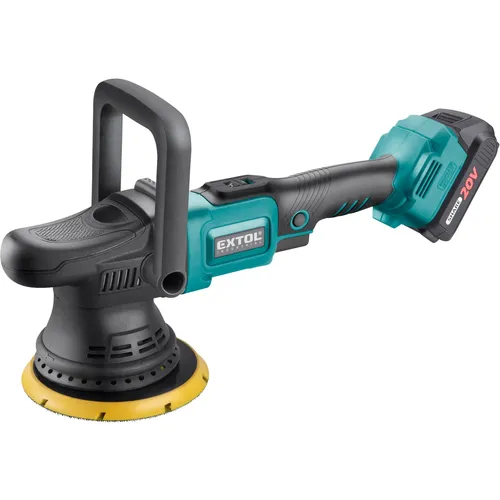 Leštička orbitální aku share20v, 150mm, brushless, 2ah EXTOL INDUSTRIAL 8791844