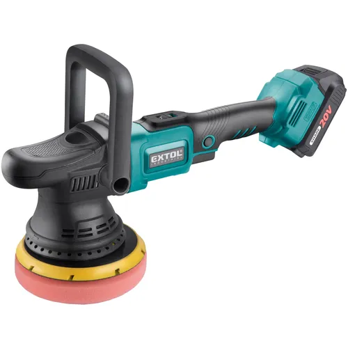 Leštička orbitální aku share20v, 150mm, brushless, 2ah EXTOL INDUSTRIAL 8791844